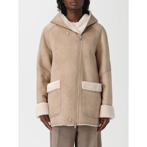 Urbancode Fur Coat Woman Beige